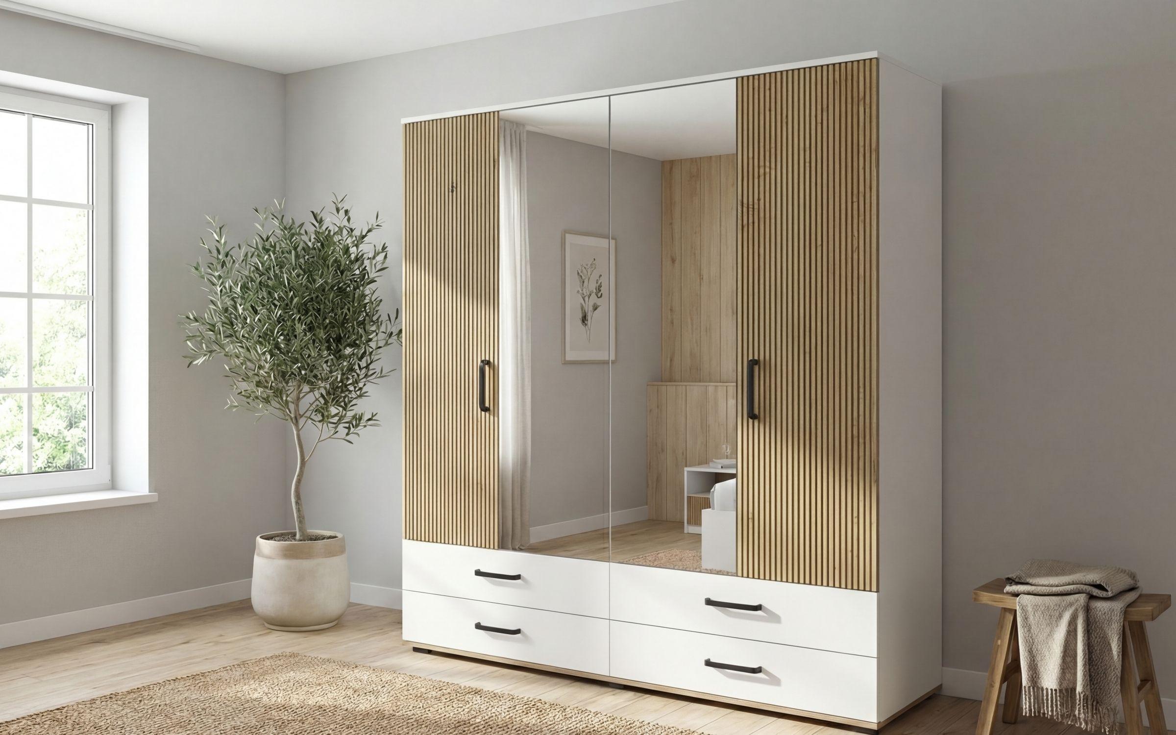 Set dormitor 160/200 Philadelphia, alb + cadiz  7